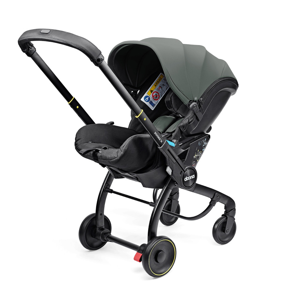 Doona X - автокрісло-коляска i-Size для новонародженого (40-85 см), схвалена для літака • Slate Green (Forest Grey) Doona X - автокрісло-коляска i-Size для новонародженого (40-85 см), схвалена для літака • Slate Green (Forest Grey)