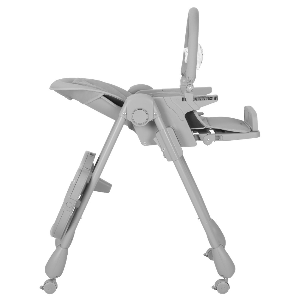 Carrello Lotus CRL-12101 - стульчик для кормления на колесах, шезлонг, регулировка по высоте и спинки, дуга с игрушками • Alba Grey Carrello Lotus CRL-12101 - стульчик для кормления на колесах, шезлонг, регулировка по высоте и спинки, дуга с игрушками • Alba Grey