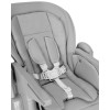 Carrello Lotus CRL-12101 - стульчик для кормления на колесах, шезлонг, регулировка по высоте и спинки, дуга с игрушками • Alba Grey