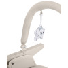 Carrello Lotus CRL-12101 - стульчик для кормления на колесах, шезлонг, регулировка по высоте и спинки, дуга с игрушками • Dune Beige