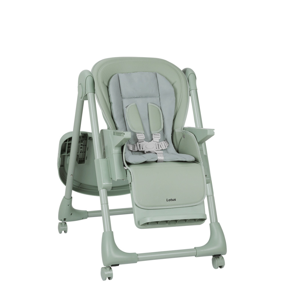Carrello Lotus Noa Green стульчик для кормления зеленый купить в