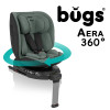 Bugs Aera 360° - детское автокресло i-Size (0 – 12 лет / 40 – 150 см) с функцией поворота 360 по ходу и против направления движения, боковая защита, крепление Isofix • Forest Pine