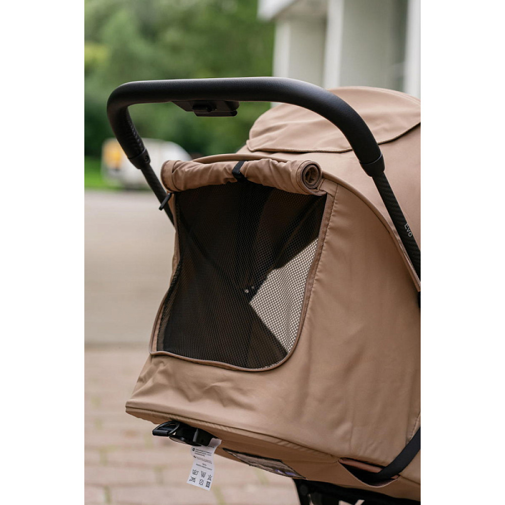 Carrello Evo CRL-5533 - легкий прогулянковий візок, прогулянкова коляска для подорожей, розмір ручної поклажі, карбонова рама • Medallion Beige Carrello Evo CRL-5533 - легкий прогулянковий візок, прогулянкова коляска для подорожей, розмір ручної поклажі, карбонова рама • Medallion Beige