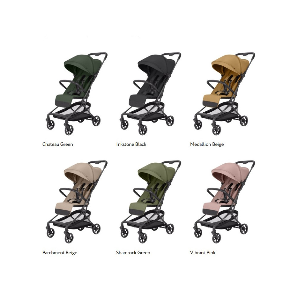 Carrello Evo CRL-5533 - легкая прогулочная коляска для путешествий, размер ручной клади, карбоновая рама • Shamrock Green