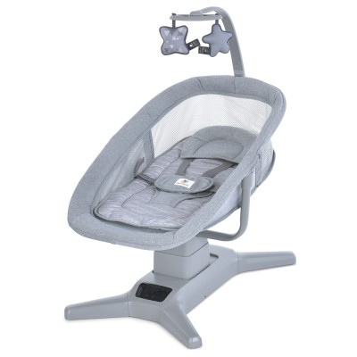 Mastela 8303 - укачивающий центр, 7 режимов укачивания, 3 скорости, управление через мобильное приложение, Bluetooth, 12 мелодий • Grey