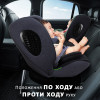 Bugs Aera 360° - детское автокресло i-Size (0 – 12 лет / 40 – 150 см) с функцией поворота 360 по ходу и против направления движения, боковая защита, крепление Isofix • Shadow Grey