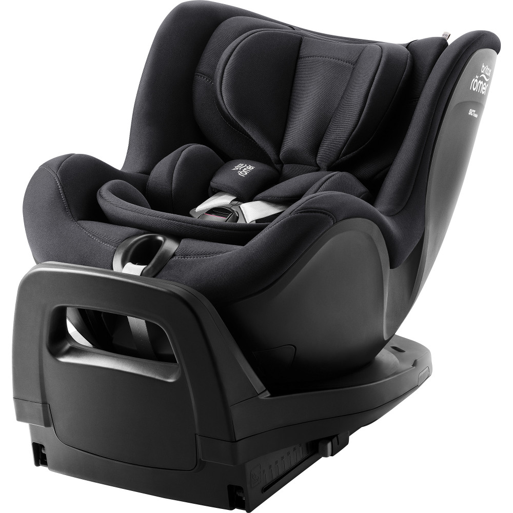 Britax Romer Dualfix PRO - автокрісло для новонародженого (від 0 до 4 років / 40 - 105 см) з функцією повороту 360 (по ходу та проти напрямку руху), кріплення ISOFIX • Classic Deep Black
