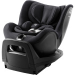 Britax Romer Dualfix PRO - автокресло для новорожденного (от 0 до 4 лет / 40 - 105 см) с функцией поворота на 360 градусов (против и по ходу движения), с креплением ISOFIX • Classic Deep Black