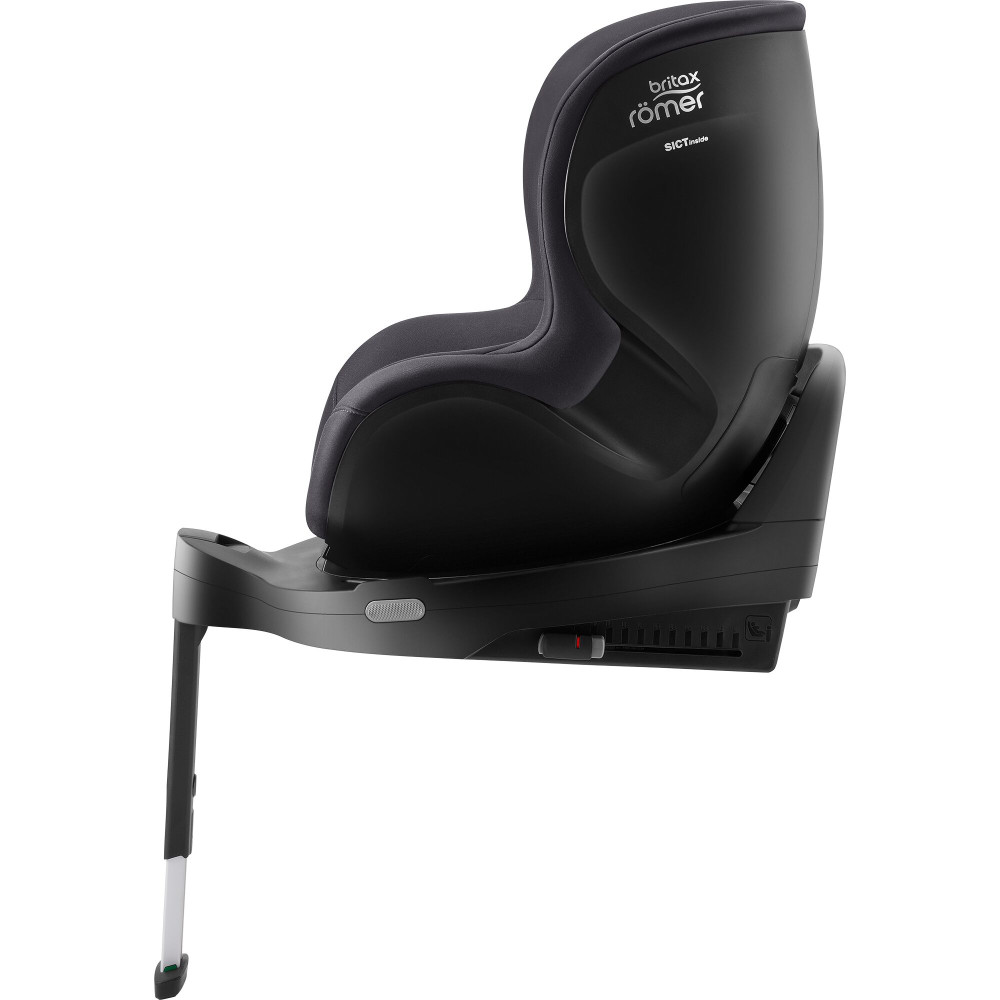 Britax Romer Dualfix PRO - автокрісло для новонародженого (від 0 до 4 років / 40 - 105 см) з функцією повороту 360 (по ходу та проти напрямку руху), кріплення ISOFIX • Classic Deep Grey