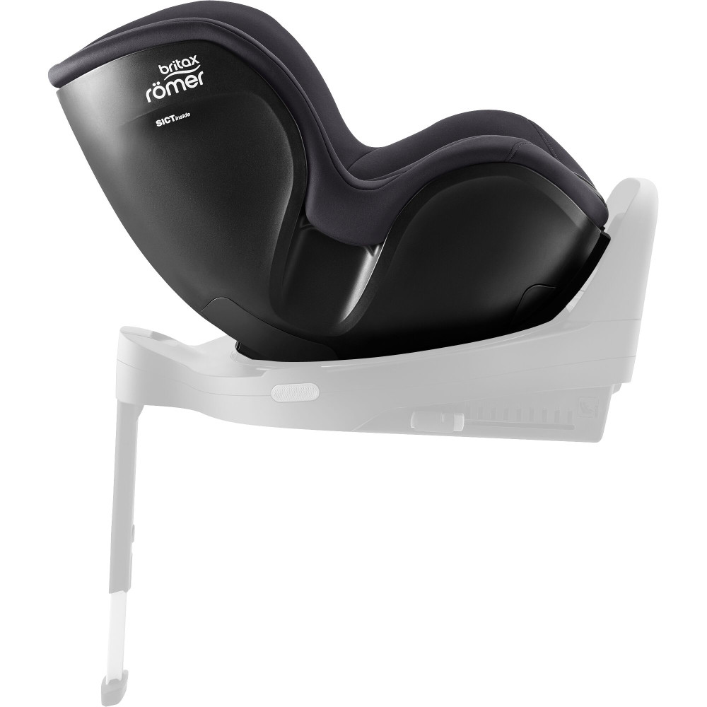 Britax Romer Dualfix PRO - автокрісло для новонародженого (від 0 до 4 років / 40 - 105 см) з функцією повороту 360 (по ходу та проти напрямку руху), кріплення ISOFIX • Classic Deep Grey