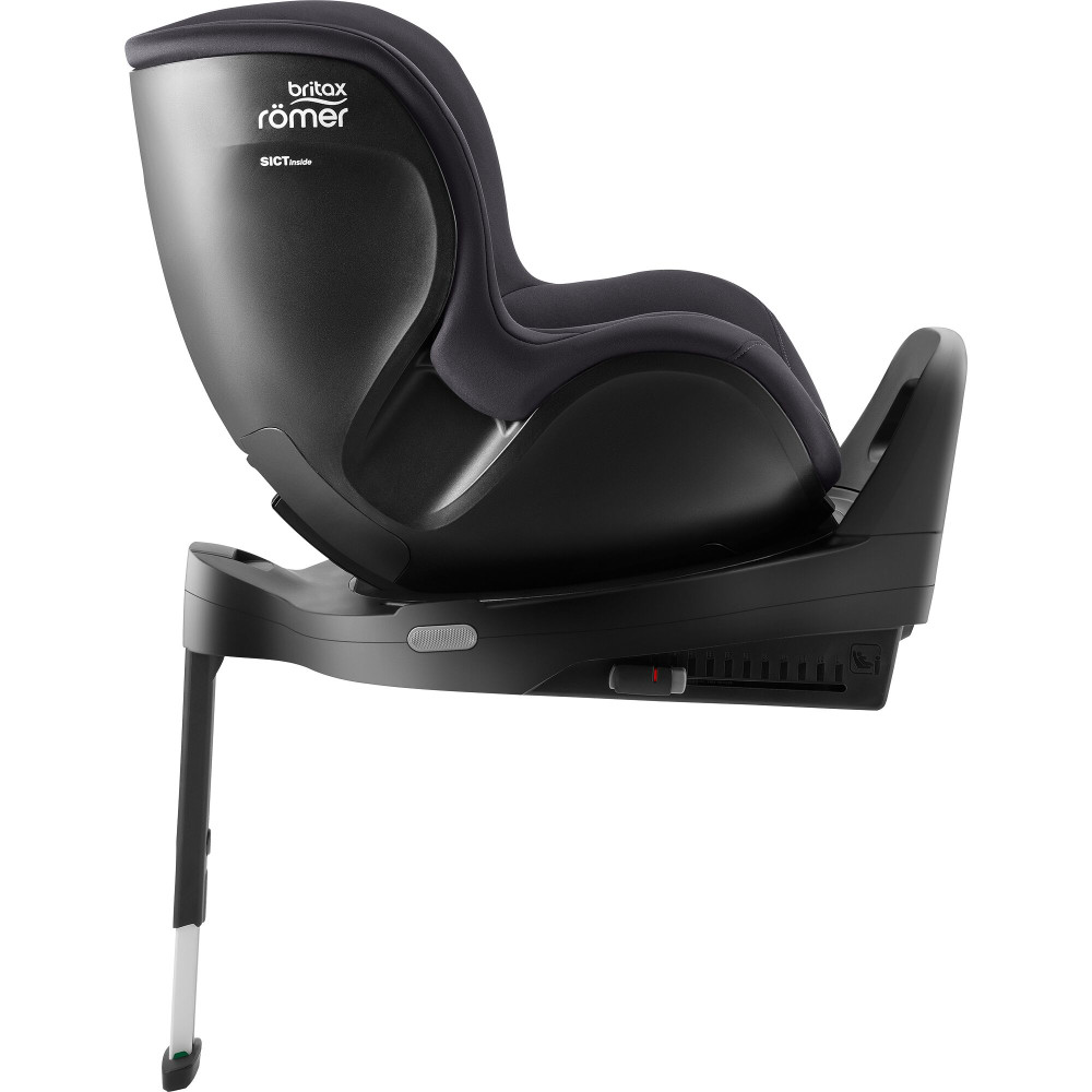Britax Romer Dualfix PRO - автокрісло для новонародженого (від 0 до 4 років / 40 - 105 см) з функцією повороту 360 (по ходу та проти напрямку руху), кріплення ISOFIX • Classic Deep Grey