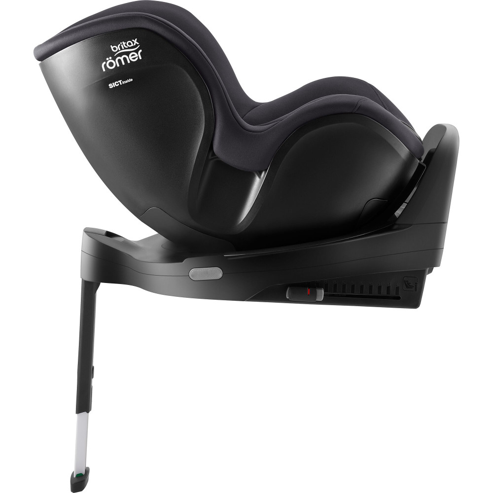 Britax Romer Dualfix PRO - автокрісло для новонародженого (від 0 до 4 років / 40 - 105 см) з функцією повороту 360 (по ходу та проти напрямку руху), кріплення ISOFIX • Classic Deep Grey