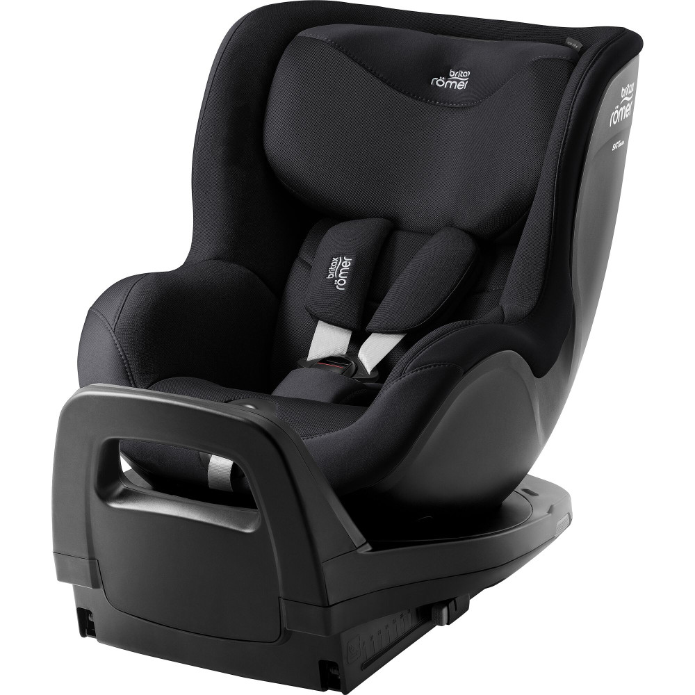 Britax Romer Dualfix PRO - автокрісло для новонародженого (від 0 до 4 років / 40 - 105 см) з функцією повороту 360 (по ходу та проти напрямку руху), кріплення ISOFIX • Style Carbon Black