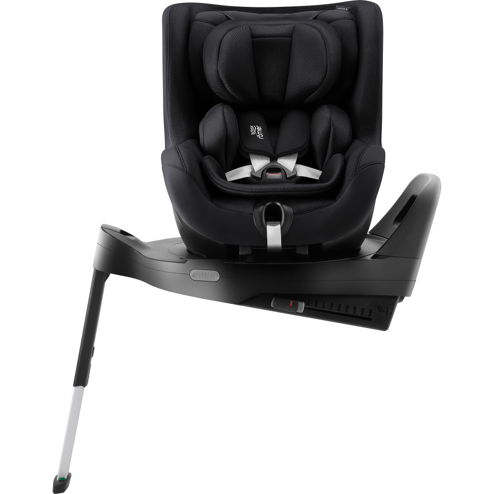 Britax Romer Dualfix PRO - автокрісло для новонародженого (від 0 до 4 років / 40 - 105 см) з функцією повороту 360 (по ходу та проти напрямку руху), кріплення ISOFIX • Style Carbon Black
