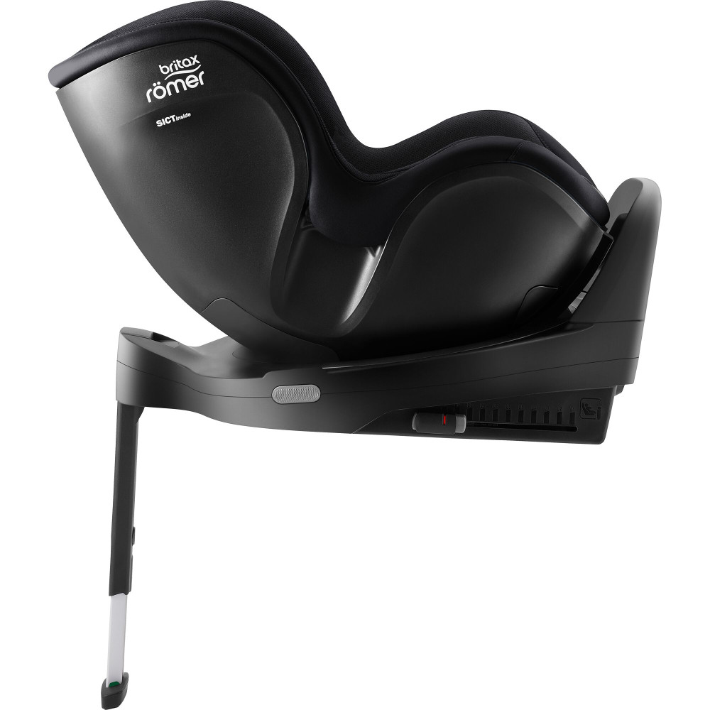 Britax Romer Dualfix PRO - автокрісло для новонародженого (від 0 до 4 років / 40 - 105 см) з функцією повороту 360 (по ходу та проти напрямку руху), кріплення ISOFIX • Style Carbon Black