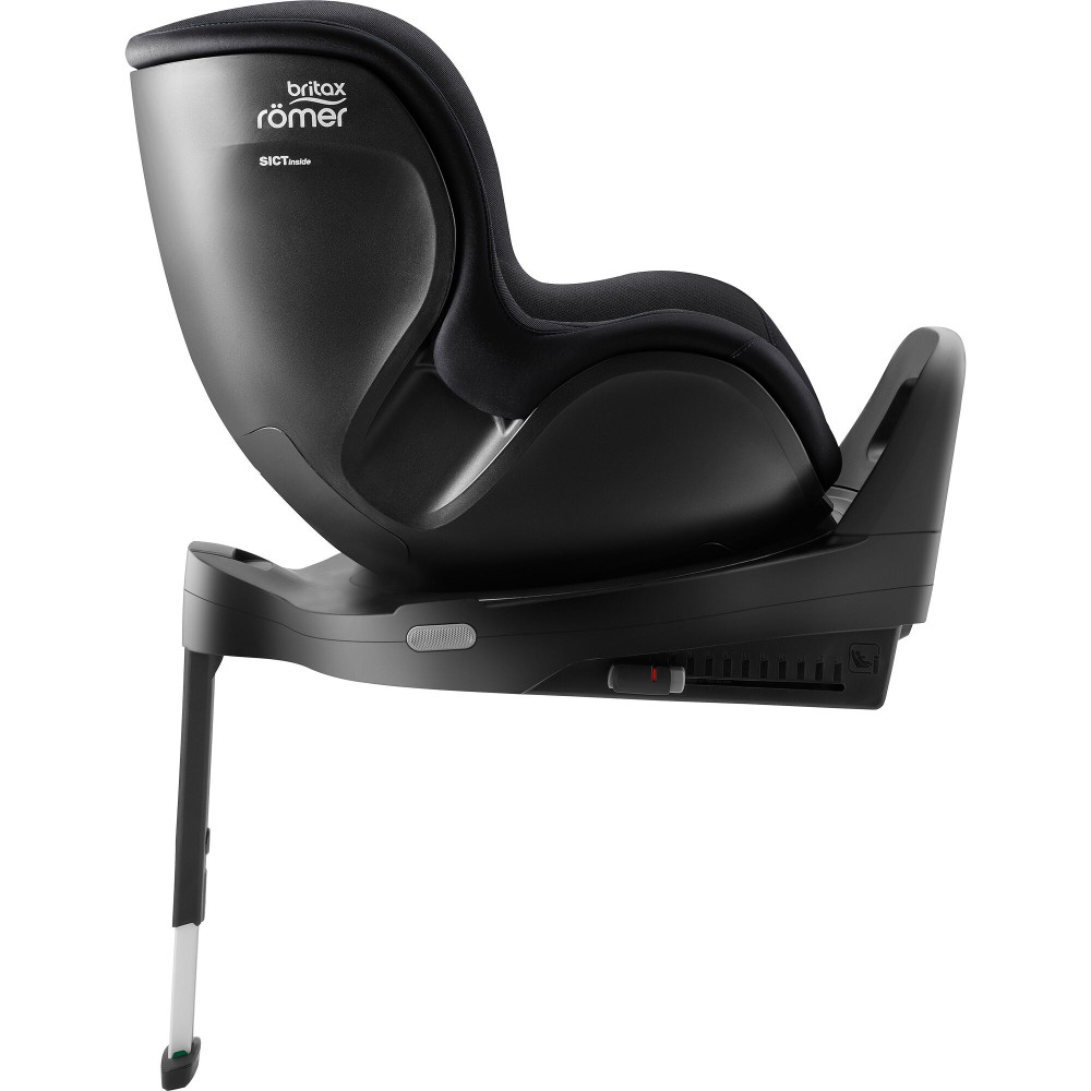 Britax Romer Dualfix PRO - автокрісло для новонародженого (від 0 до 4 років / 40 - 105 см) з функцією повороту 360 (по ходу та проти напрямку руху), кріплення ISOFIX • Style Carbon Black