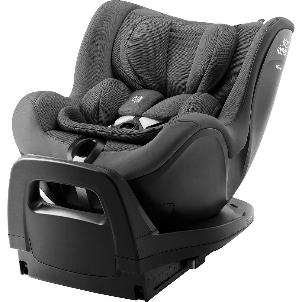 Britax Romer Dualfix PRO - автокрісло для новонародженого (від 0 до 4 років / 40 - 105 см) з функцією повороту 360 (по ходу та проти напрямку руху), кріплення ISOFIX • Style Mineral Grey