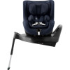Britax Romer Dualfix PRO - автокресло для новорожденного (от 0 до 4 лет / 40 - 105 см) с функцией поворота на 360 градусов (против и по ходу движения), с креплением ISOFIX • Style Night Blue