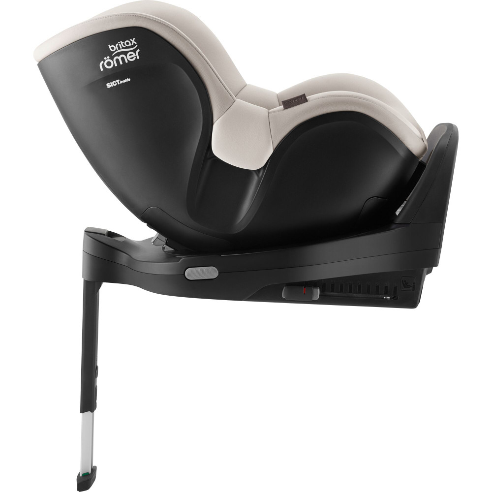 Britax Romer Dualfix PRO - автокрісло для новонародженого (від 0 до 4 років / 40 - 105 см) з функцією повороту 360 (по ходу та проти напрямку руху), кріплення ISOFIX • LUX Soft Taupe