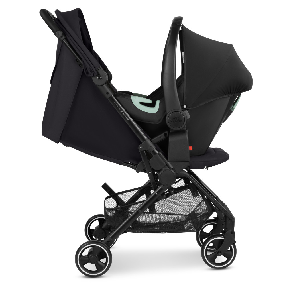  ABC Design Ping 3 Travel - прогулочная коляска для путешествий • Coal