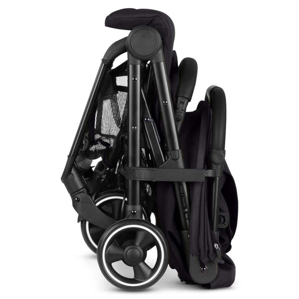  ABC Design Ping 3 Travel - прогулочная коляска для путешествий • Coal