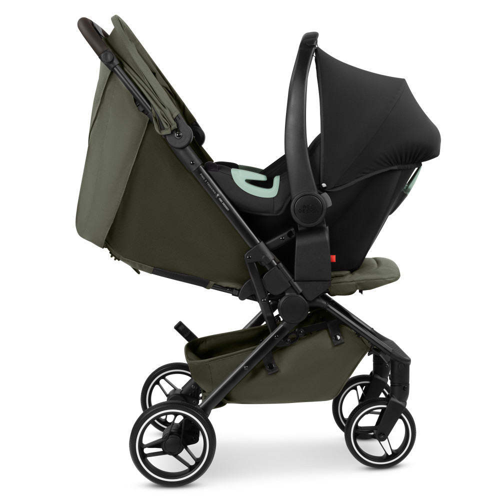 ABC Design Ping 3 Trekking - прогулянкова коляска для подорожей • Avocado