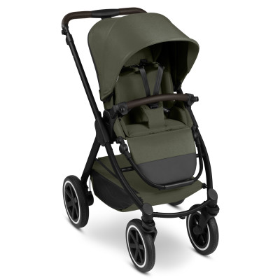 ABC Design Samba 2 - прогулянкова коляска для подорожей, система безпеки HappyBelt, зроучне складання FlexiFold, великий кошик • Avocado
