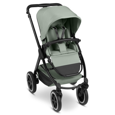 ABC Design Samba 2 - прогулянкова коляска для подорожей, система безпеки HappyBelt, зроучне складання FlexiFold, великий кошик • Pine