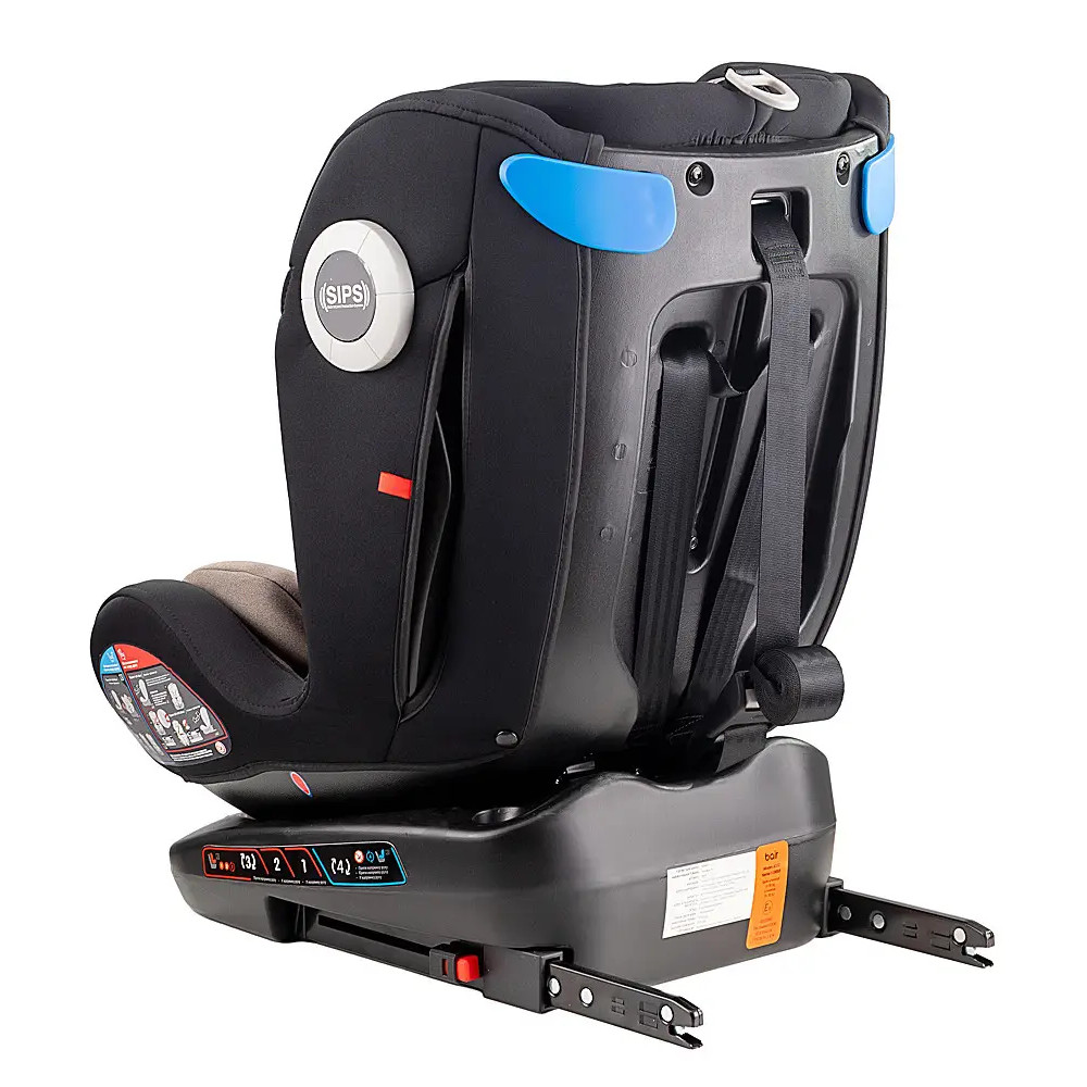 Bair i-Drive 360 - автокрісло для дітей (від народження до 12 років / 40 - 150 см), поворотне (360°), кріплення ISOFIX • BG-03 Greige