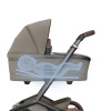 Maxi-Cosi Fame - детская коляска 2в1, коляска для бездорожья (система освещения LED, встроенный павербанк, регулируемая по высоте люлька) • Twillic Truffle
