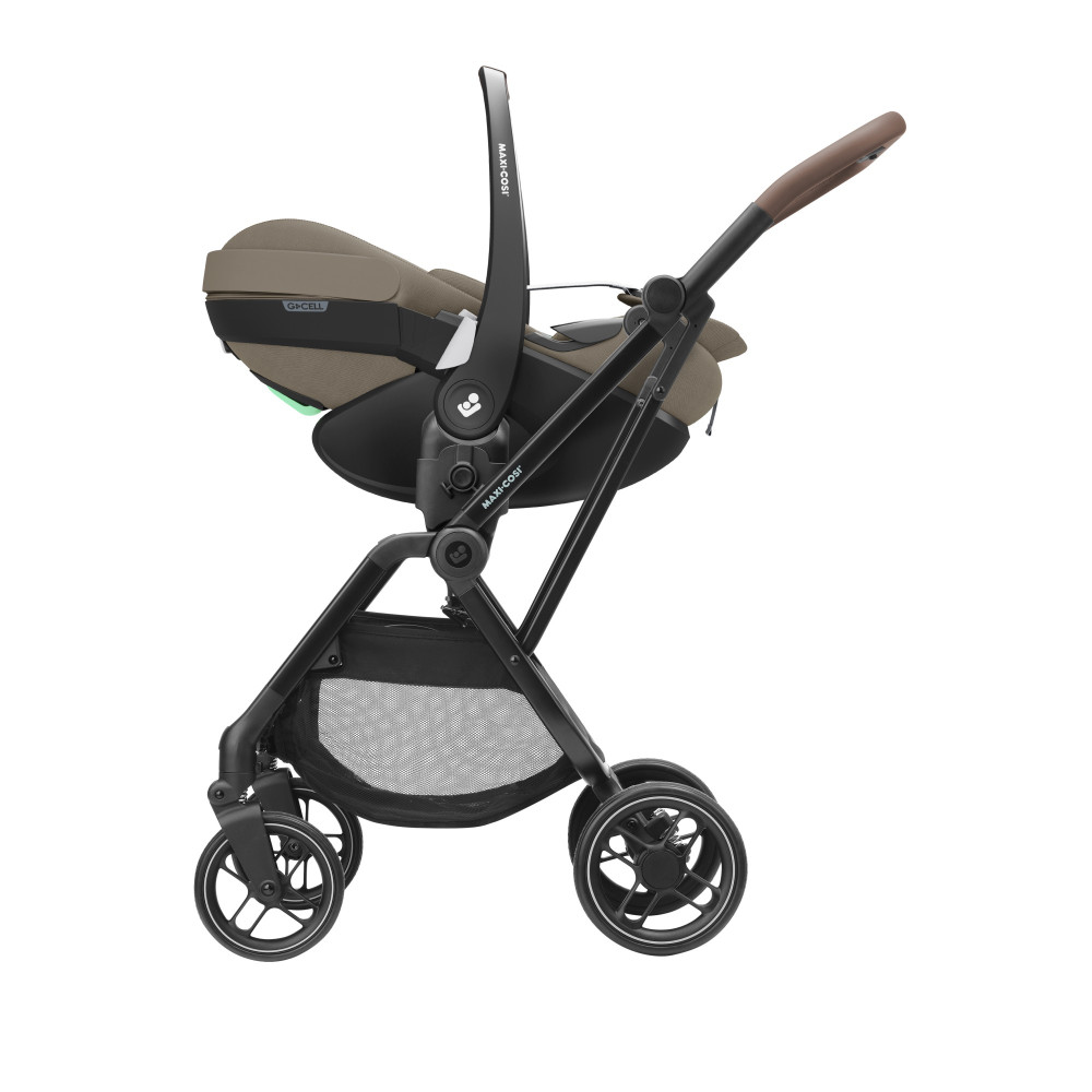 Maxi-Cosi Fame - дитяча коляска 3в1 з автокріслом Maxi-Cosi Pebble 360 Pro² (від 0 до 18 місяців / 40 - 87 см), коляска для бездоріжжя (система освітлення LED, вбудований павербанк, регульована по висоті люлька) • Twillic Truffle Maxi-Cosi Fame - дитяча коляска 3в1 з автокріслом Maxi-Cosi Pebble 360 Pro² (від 0 до 18 місяців / 40 - 87 см), коляска для бездоріжжя (система освітлення LED, вбудований павербанк, регульована по висоті люлька) • Twillic Truffle