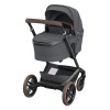 Maxi-Cosi Fame - дитяча коляска 3в1 з автокріслом Maxi-Cosi Pebble 360 Pro² (від 0 до 18 місяців / 40 - 87 см), коляска для бездоріжжя (система освітлення LED, вбудований павербанк, регульована по висоті люлька) • Twillic Graphite