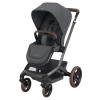 Maxi-Cosi Fame - дитяча коляска 3в1 з автокріслом Maxi-Cosi Pebble 360 Pro² (від 0 до 18 місяців / 40 - 87 см), коляска для бездоріжжя (система освітлення LED, вбудований павербанк, регульована по висоті люлька) • Twillic Graphite