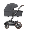Maxi-Cosi Fame - дитяча коляска 3в1 з автокріслом Maxi-Cosi Pebble 360 Pro² (від 0 до 18 місяців / 40 - 87 см), коляска для бездоріжжя (система освітлення LED, вбудований павербанк, регульована по висоті люлька) • Twillic Graphite