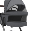 Maxi-Cosi Fame - дитяча коляска 3в1 з автокріслом Maxi-Cosi Pebble 360 Pro² (від 0 до 18 місяців / 40 - 87 см), коляска для бездоріжжя (система освітлення LED, вбудований павербанк, регульована по висоті люлька) • Twillic Graphite