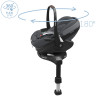 Maxi-Cosi Fame - дитяча коляска 3в1 з автокріслом Maxi-Cosi Pebble 360 Pro² (від 0 до 18 місяців / 40 - 87 см), коляска для бездоріжжя (система освітлення LED, вбудований павербанк, регульована по висоті люлька) • Twillic Graphite