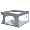 El Camino SWIFT 4 ME 1196 - детский манеж, квадратный, откидной бортик • Dark Gray