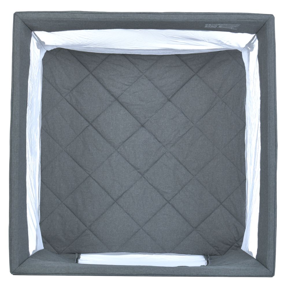 El Camino SWIFT 4 ME 1196 - детский манеж, квадратный, откидной бортик • Dark Gray