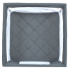 El Camino SWIFT 4 ME 1196 - детский манеж, квадратный, откидной бортик • Dark Gray