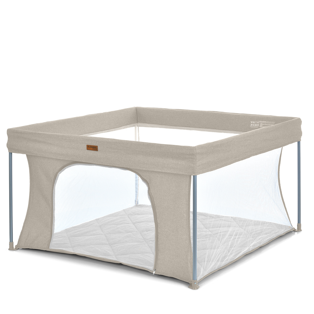 El Camino SWIFT 4 ME 1196 - детский манеж, квадратный, откидной бортик • Beige
