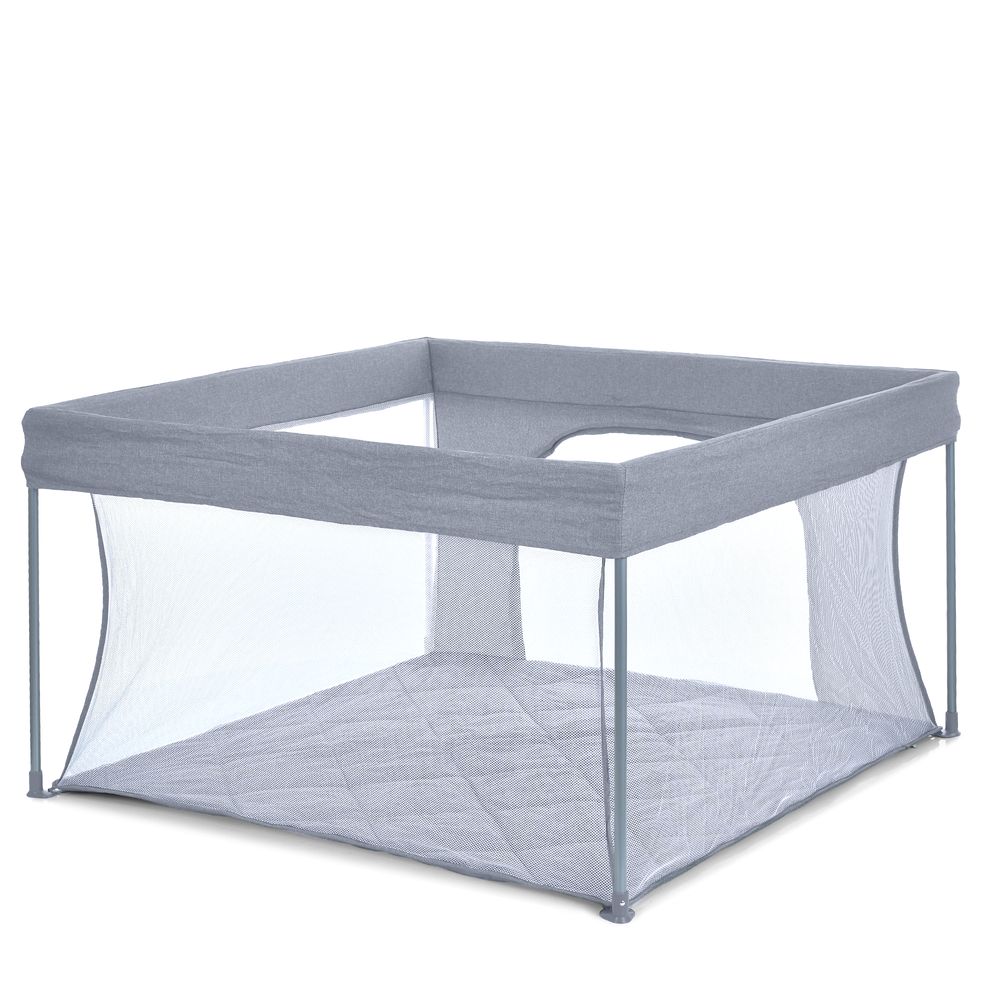 El Camino SWIFT 4 ME 1196 - детский манеж, квадратный, откидной бортик • Grey El Camino SWIFT 4 ME 1196 - детский манеж, квадратный, откидной бортик • Grey