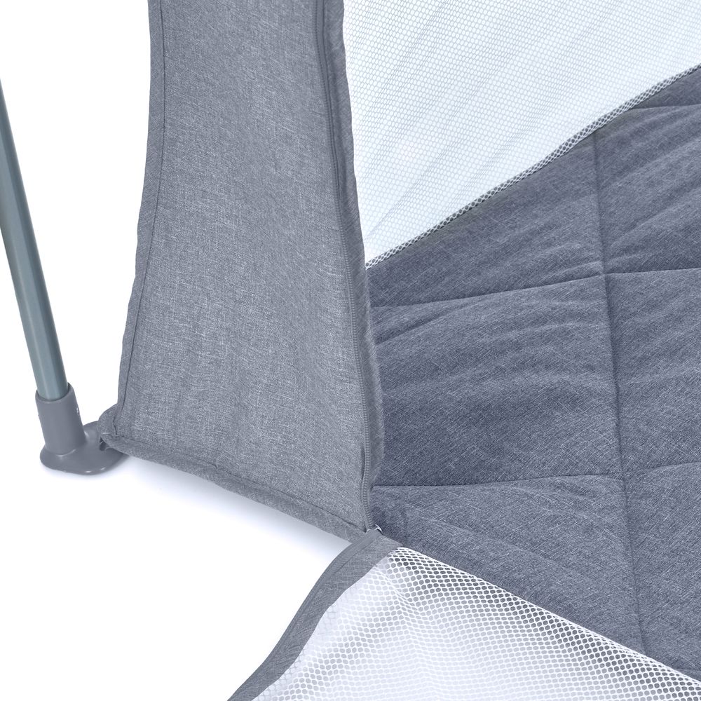 El Camino SWIFT 4 ME 1196 - детский манеж, квадратный, откидной бортик • Grey El Camino SWIFT 4 ME 1196 - детский манеж, квадратный, откидной бортик • Grey