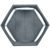 El Camino SWIFT 6 ME 1195 - детский манеж, шестиугольный, откидной бортик • Dark Gray
