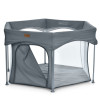 El Camino SWIFT 6 ME 1195 - детский манеж, шестиугольный, откидной бортик • Dark Gray