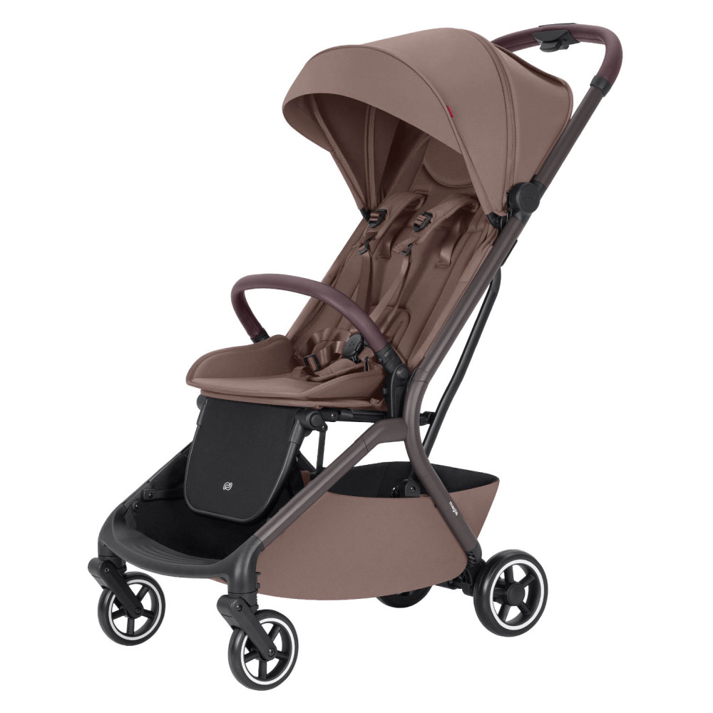 Carrello Magia 2025 CRL-5555 - легкая прогулочная коляска Каррелло Магия, коляска для путешествий, размер ручной клади, компактное складывание  • Glace Pink