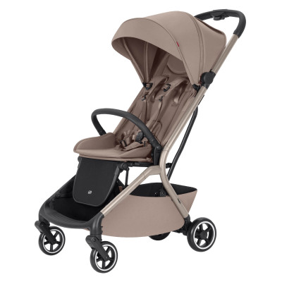 Carrello Magia 2025 CRL-5555 - легкая прогулочная коляска Каррелло Магия, коляска для путешествий, размер ручной клади, компактное складывание  • Spice Beige
