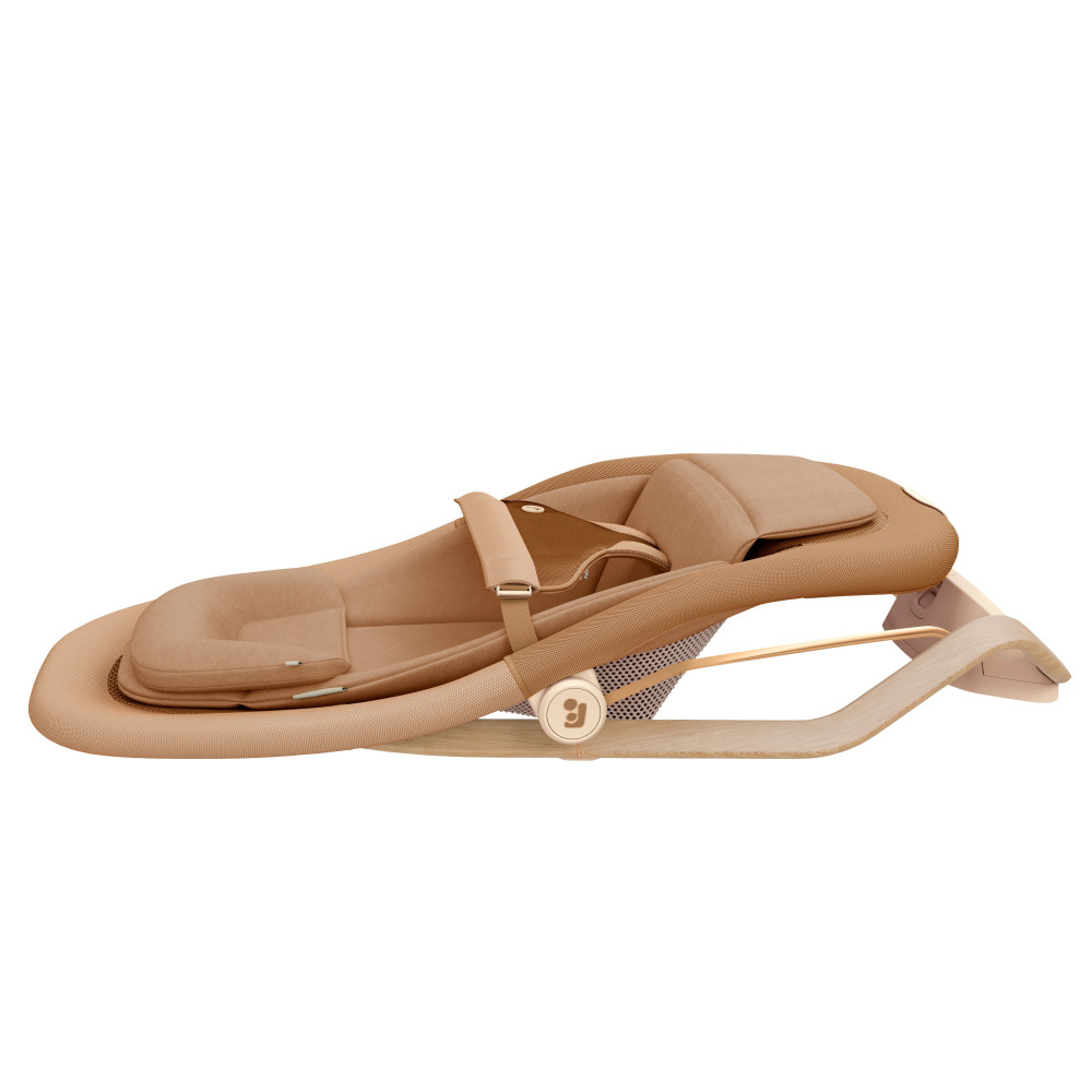 Maxi-Cosi Dove Pro - лёгкое и компактное кресло-качалка для новорождённого с игрушками • Elegance Bronze