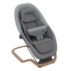 Maxi-Cosi Dove Pro - лёгкое и компактное кресло-качалка для новорождённого с игрушками • Elegance Graphite