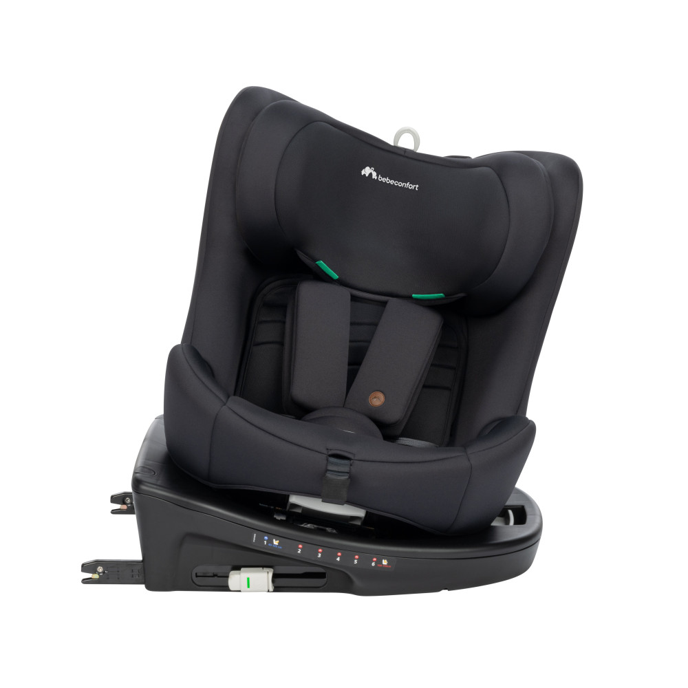 Bebe Confort Athena 360 - вращающееся автокресло для новорожденного (от рождения до 4 лет / 40 - 105 см), система крепления ISOFIX • Mineral Black (8106288210) Bebe Confort Athena 360 - вращающееся автокресло для новорожденного (от рождения до 4 лет / 40 - 105 см), система крепления ISOFIX • Mineral Black (8106288210)