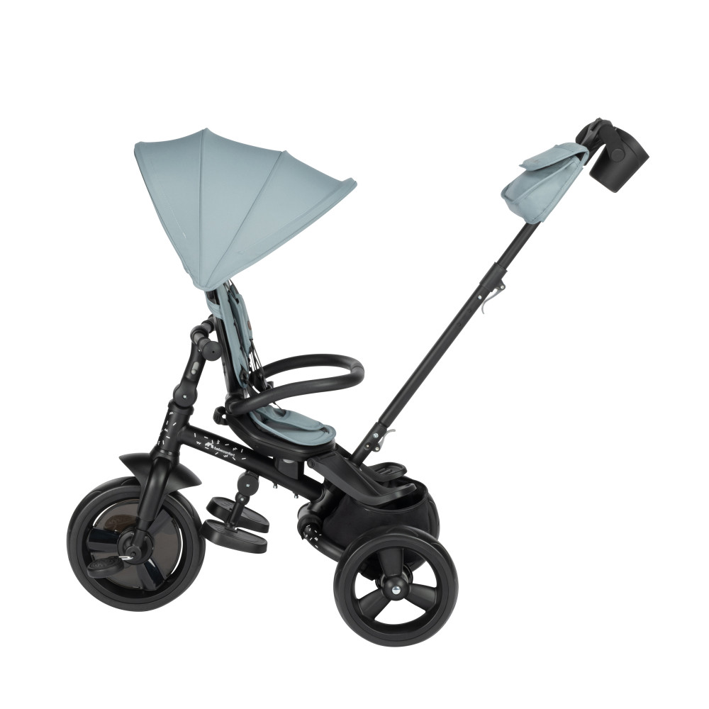 Bebe Confort Windy - дитячий триколісний велосипед, батьківська ручка, кошик • Mineral Blue (1144082210)